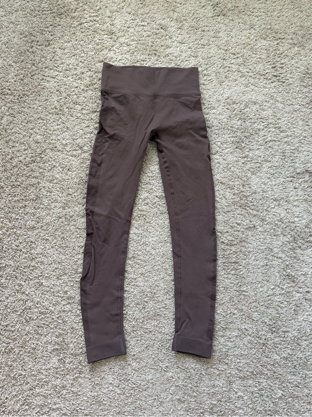 Women’s High-Waist Stretch Leggings - Brown Size Small Small